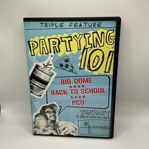 Partying 101 Triple Feature (DVD, 2009) 3-Disc Set Bio-Dome, PCU, Back To School
